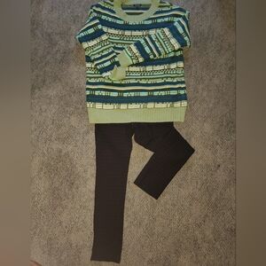 Wild Fable Multicolor Striped Crewneck Sweater M